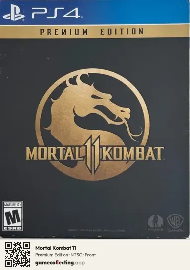 Mortal Kombat 11 PlayStation 4, NTSC box front