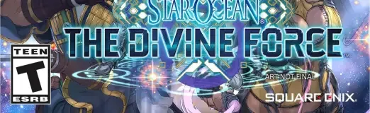 Star Ocean: The Divine Force, the ESRB box on its front