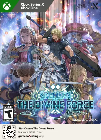 Star Ocean: The Divine Force Xbox Series X, NTSC box front