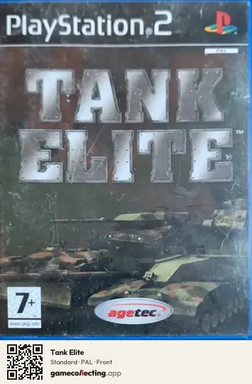Tank Elite PlayStation 2, PAL box front