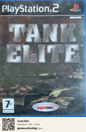 Tank Elite PlayStation 2, PAL box front