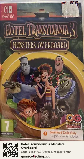 Hotel Transylvania 3: Monsters Overboard Nintendo Switch, United Kingdom box front