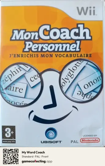 My Word Coach Nintendo Wii, PAL box front
