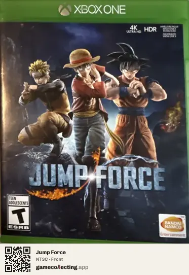Jump Force Xbox One, NTSC box front