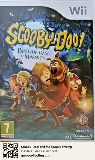 Scooby-Doo! and the Spooky Swamp Nintendo Wii, France box front