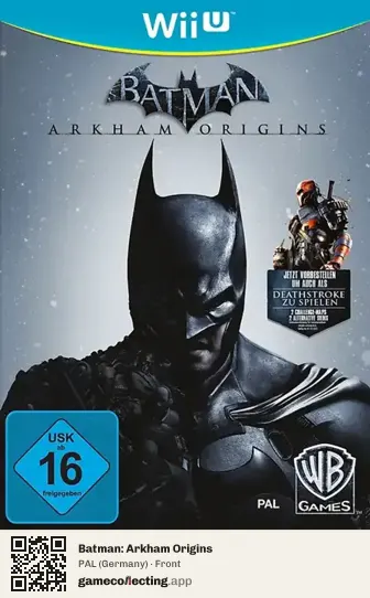 Batman: Arkham Origins Nintendo Wii U, Germany box front