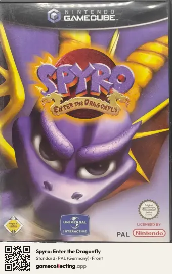 Spyro: Enter the Dragonfly Nintendo GameCube, Germany box front