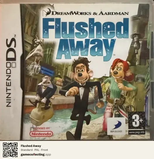 Flushed Away Nintendo DS, PAL box front