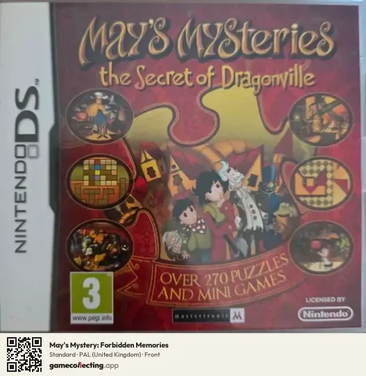 May's Mystery: Forbidden Memories Nintendo DS, United Kingdom box front