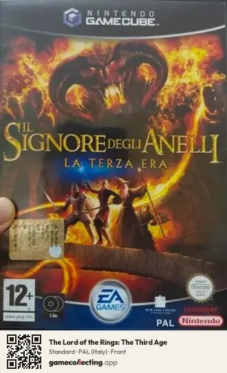 The Lord of the Rings: The Third Age Nintendo GameCube, Italy box front