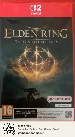 Elden Ring Nintendo Switch 2, Spain box front