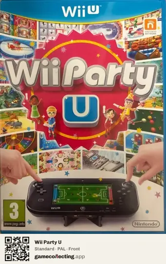 Wii Party U Nintendo Wii U, PAL box front