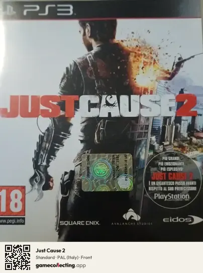 Just Cause 2 PlayStation 3, Italy box front