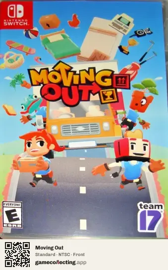 Moving Out Nintendo Switch, NTSC box front
