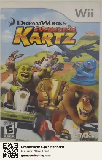 DreamWorks Super Star Kartz Nintendo Wii, NTSC box front