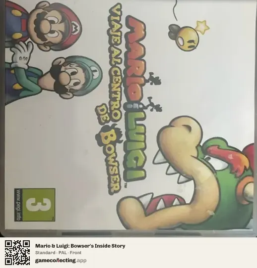 Mario & Luigi: Bowser's Inside Story Nintendo DS, PAL box front
