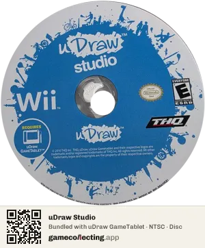 uDraw Studio Nintendo Wii, NTSC disc