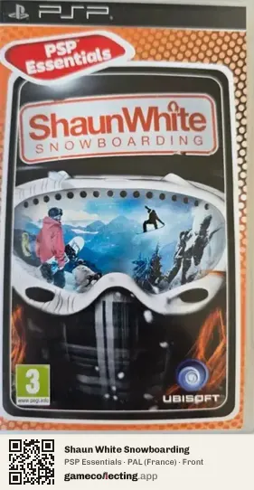 Shaun White Snowboarding PlayStation Portable, France box front