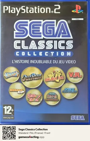 Sega Classics Collection PlayStation 2, France box front