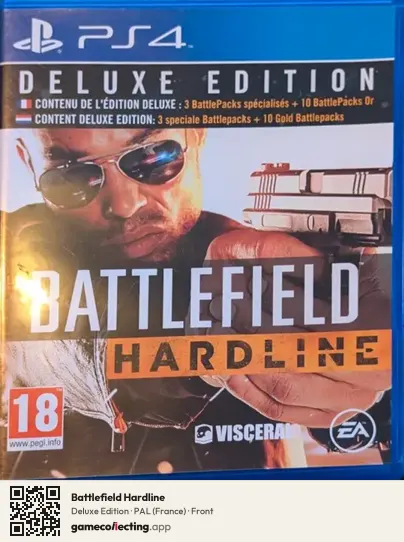 Battlefield Hardline PlayStation 4, France box front