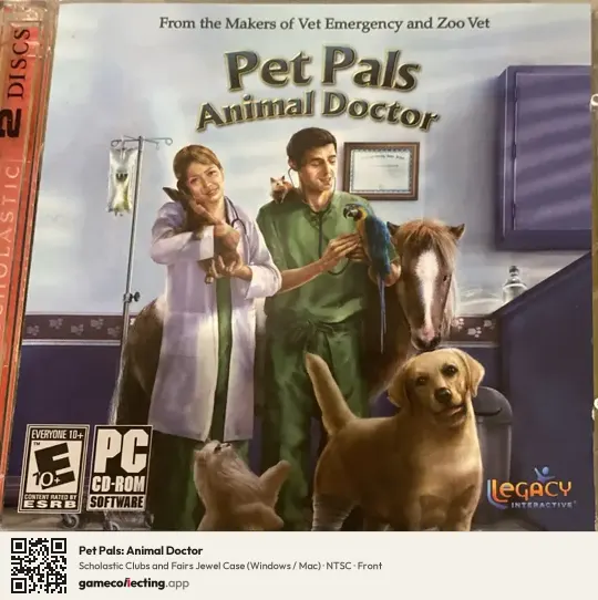 Pet Pals: Animal Doctor Computer, NTSC box front