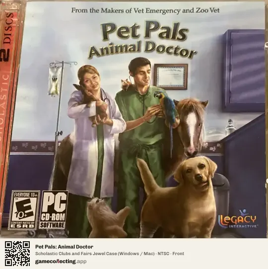 Pet Pals: Animal Doctor Computer, NTSC box front