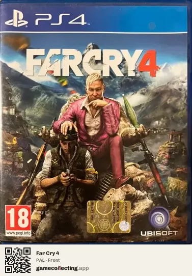 Far Cry 4 PlayStation 4, PAL box front