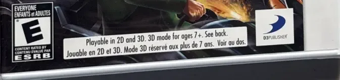 Ben 10: Galactic Racing, the ESRB box on its front
