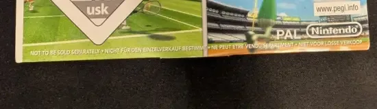 Wii Sports, the USK square on its front