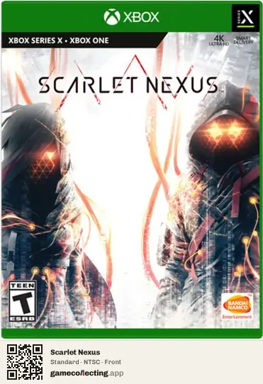 Scarlet Nexus Xbox Series X, NTSC box front
