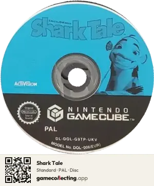 Shark Tale Nintendo GameCube, PAL disc