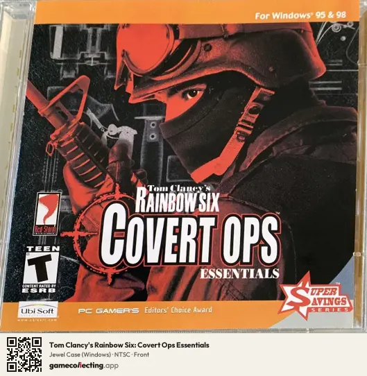 Tom Clancy's Rainbow Six: Covert Ops Essentials Computer, NTSC box front