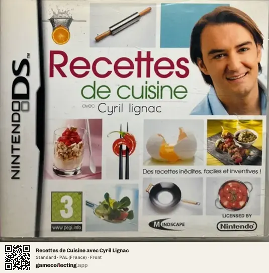 Recettes de Cuisine avec Cyril Lignac Nintendo DS, France box front