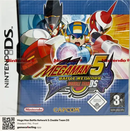 Mega Man Battle Network 5: Double Team DS Nintendo DS, PAL box front