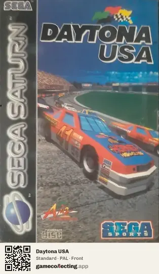 Daytona USA Sega Saturn, PAL box front