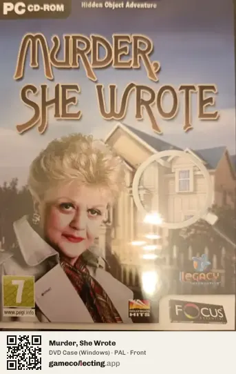 Murder, She Wrote Computer, PAL box front