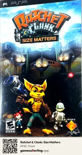 Ratchet & Clank: Size Matters PlayStation Portable, NTSC box front