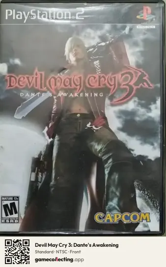 Devil May Cry 3: Dante's Awakening PlayStation 2, NTSC box front