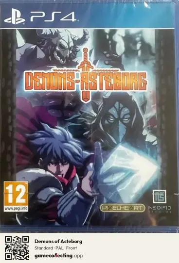 Demons of Asteborg PlayStation 4, PAL box front