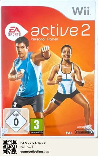 EA Sports Active 2 Nintendo Wii, PAL box front
