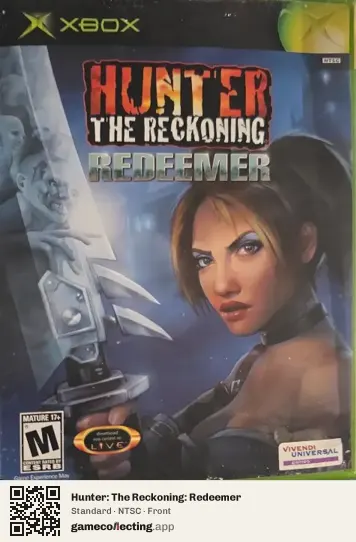 Hunter: The Reckoning: Redeemer Xbox, NTSC box front