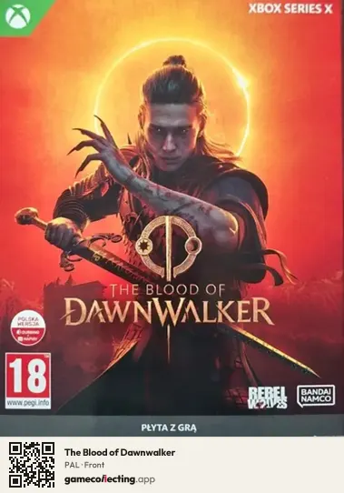 The Blood of Dawnwalker Xbox Series X, PAL box front