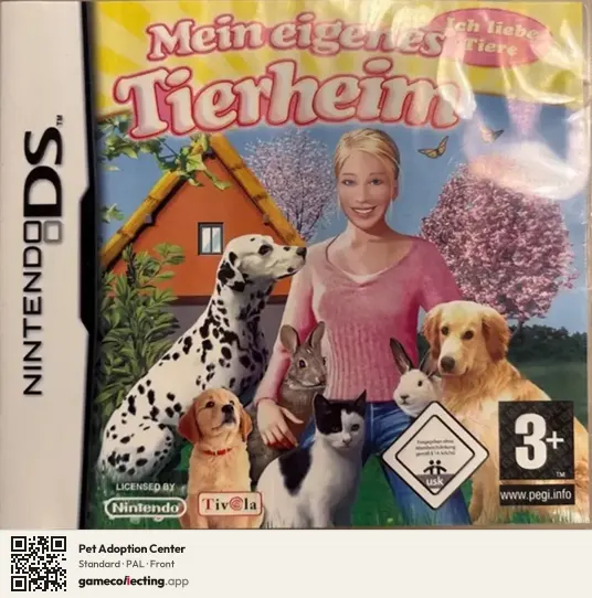 Pet Adoption Center Nintendo DS, PAL box front