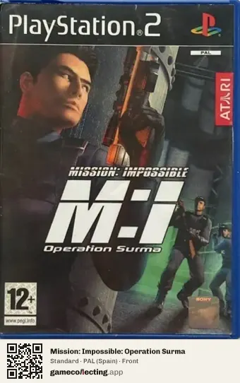 Mission: Impossible: Operation Surma PlayStation 2, Spain box front