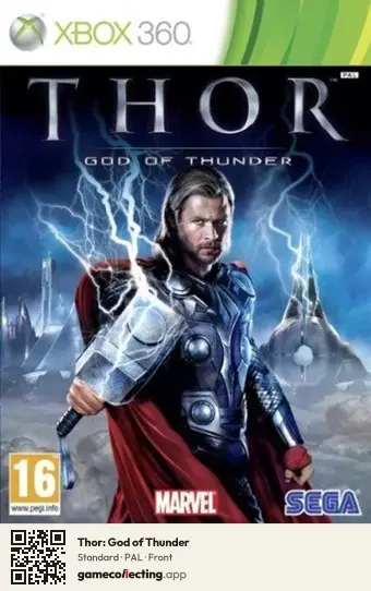 Thor: God of Thunder Xbox 360, PAL box front