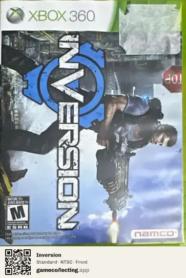 Inversion Xbox 360, NTSC box front