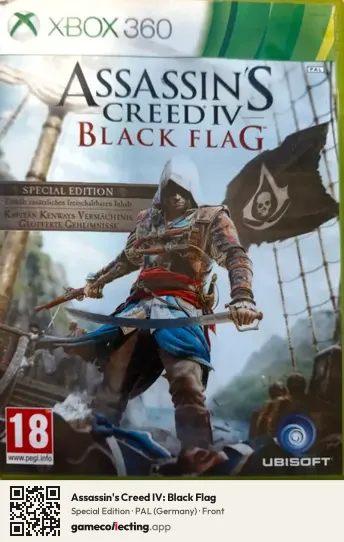 Assassin's Creed IV: Black Flag Xbox 360, Germany box front