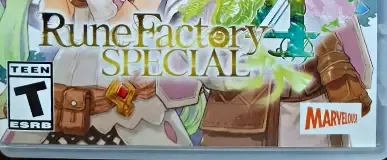 Rune Factory 4 Special, the ESRB box on its front