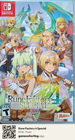 Rune Factory 4 Special Nintendo Switch, NTSC box front