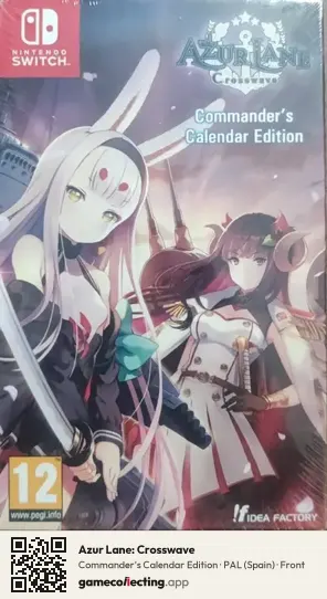 Azur Lane: Crosswave Nintendo Switch, Spain box front